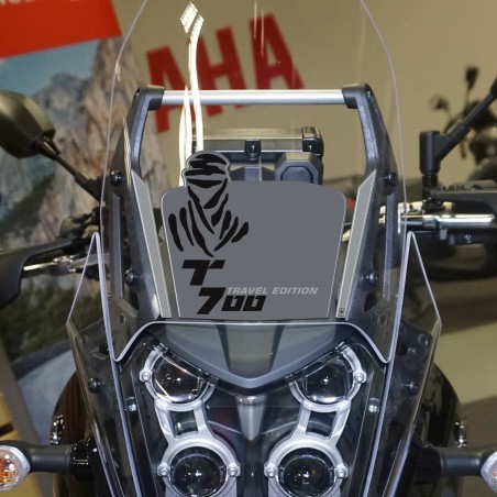 Protecteur de pare-brise 3D en gel de résine adhésif compatible avec Yamaha Tenere 700 2022