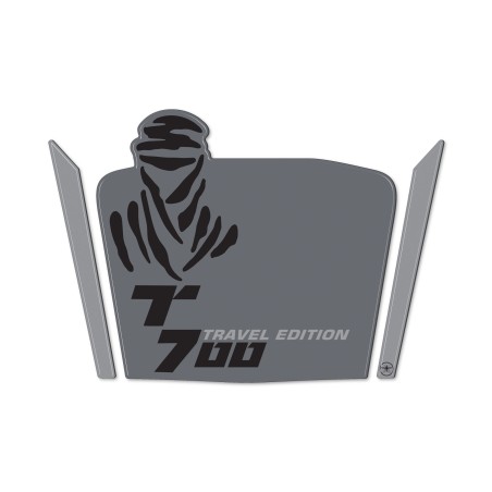 Protecteur de pare-brise 3D en gel de résine adhésif compatible avec Yamaha Tenere 700 2022