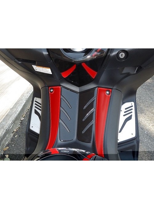 ADESIVO Resinato 3D PEDANA ANTERIORE TMAX 530 Stickers per YAMAHA T max 2012-16