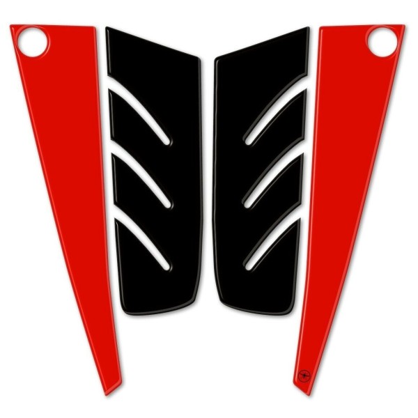 Kunstharz 3D ADHESIVE FRONT PEDESTAL TMAX 530 Aufkleber für YAMAHA T max 2012-16