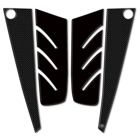 Resin 3D ADHESIVE FRONT PEDESTAL TMAX 530 Stickers for YAMAHA T max 2012-16