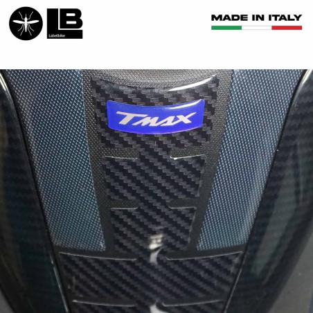 Adesivo resinato 3D Protezione Borchia Tunnel compatibile con Yamaha Tmax 2022-5