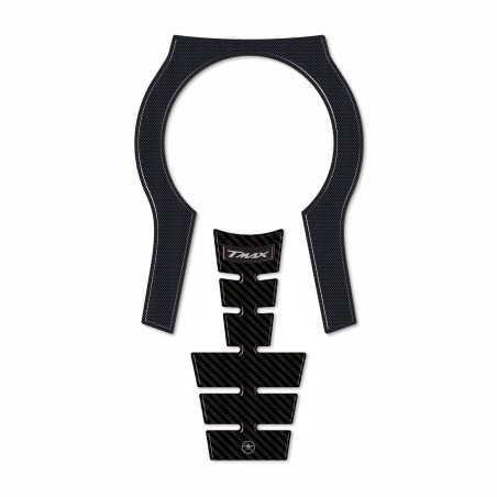 Pegatina 3D Resina Protección Túnel Stud compatible con Yamaha Tmax 2022-5