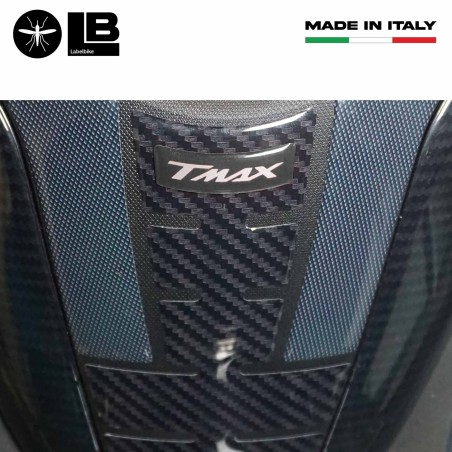 Adesivo resinato 3D Protezione Borchia Tunnel compatibile con Yamaha Tmax 2022-5