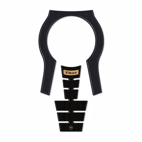 Pegatina 3D Resina Protección Túnel Stud compatible con Yamaha Tmax 2022-5