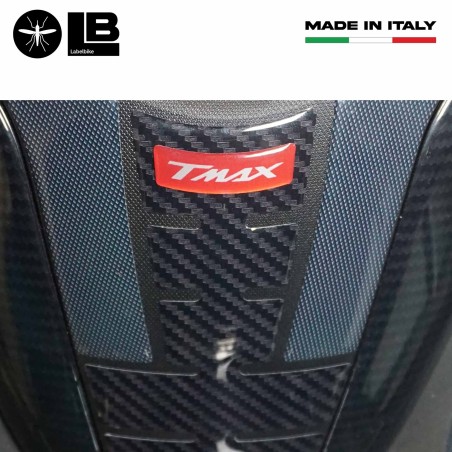 Adesivo resinato 3D Protezione Borchia Tunnel compatibile con Yamaha Tmax 2022-5
