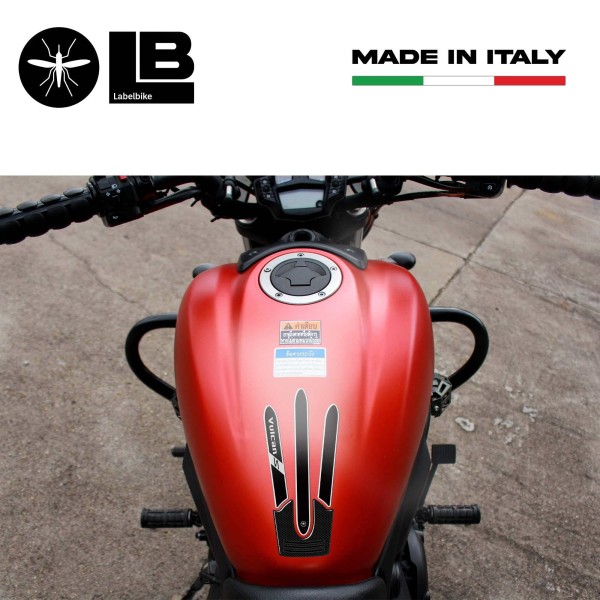 Resin 3D Tank Protector sticker compatible with Kawasaki Vulcan S motorbike