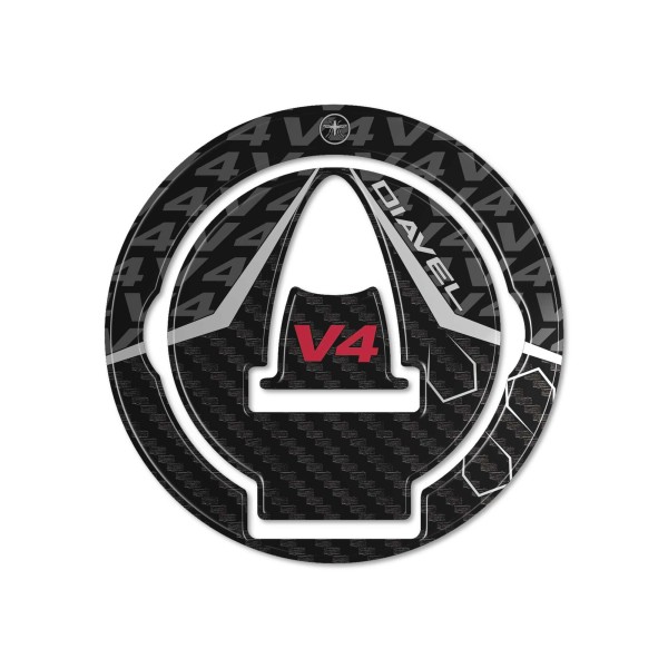 3D Resin Sticker Tank Cap motorbike compatible with Ducati Diavel v4 2023