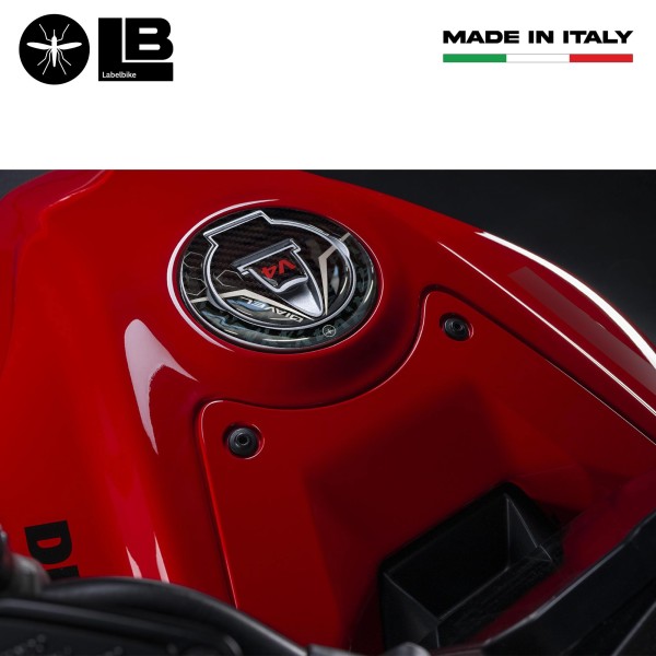 3D Resin Aufkleber Tankdeckel Motorrad kompatibel mit Ducati Diavel v4 2023