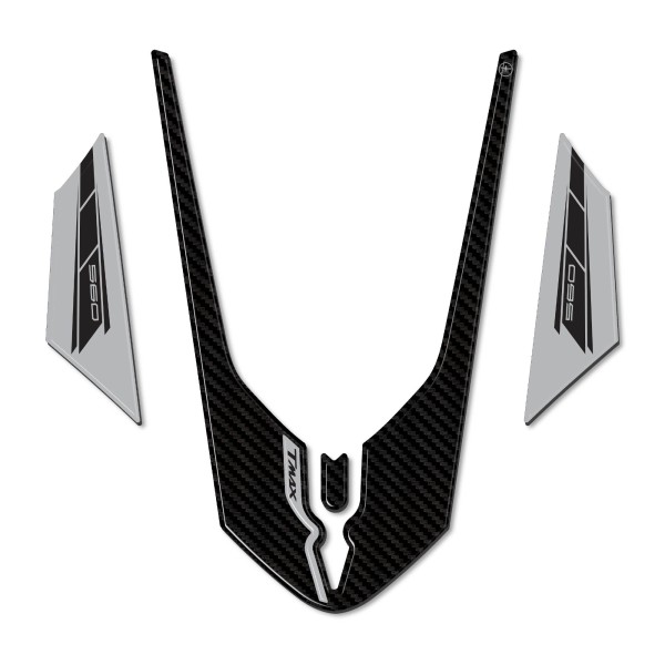 Protection d'aile adhésive en gel résine 3D compatible avec Yamaha Tmax 2022-25