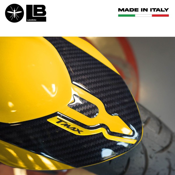 Protección de ala adhesiva 3D de gel-resina compatible con Yamaha Tmax 2022-25