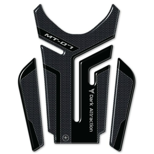 Pegatina depósito gel resina 3D para moto compatible Yamaha MT-07 a partir de 2021 2