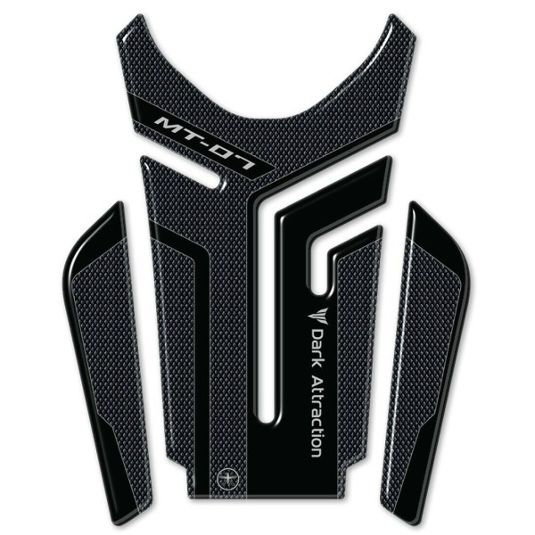 3D resin gel tank sticker for motorbikes compatible Yamaha MT-07 from 2021