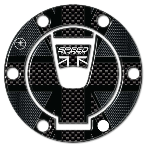3D gel tank cap sticker for Triumph Speed Triple 1200 RS compatible bikes
