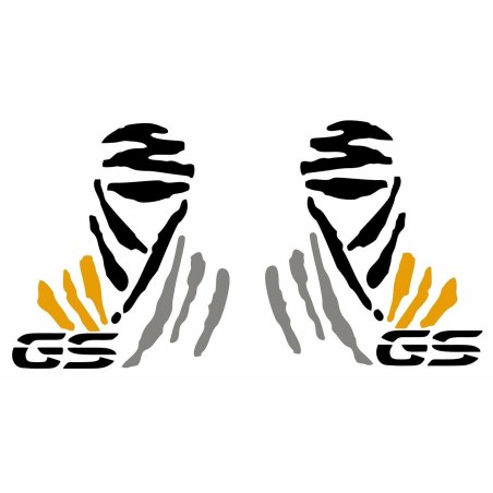 Kit de 2 ADHESIVOS para maletas de moto BMW GS LOGO EXCLUSIVE BMW GS R1250 EXCLUSIVE