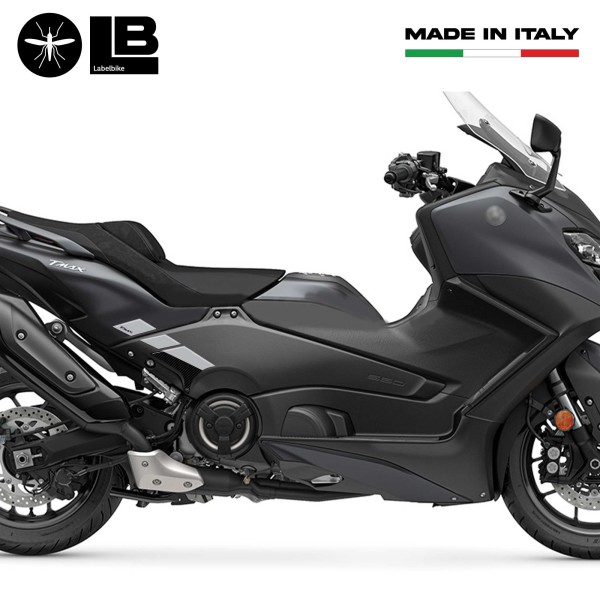Kit d'autocollants 3D protecteurs de scooter compatibles avec Yamaha Tmax 560 2022