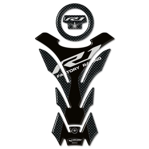                             Σετ 3D CARBON CARBON PROTECTIONS TANK συμβατό για YAMAHA R1 R 1 MOTORCYCLE
                          
