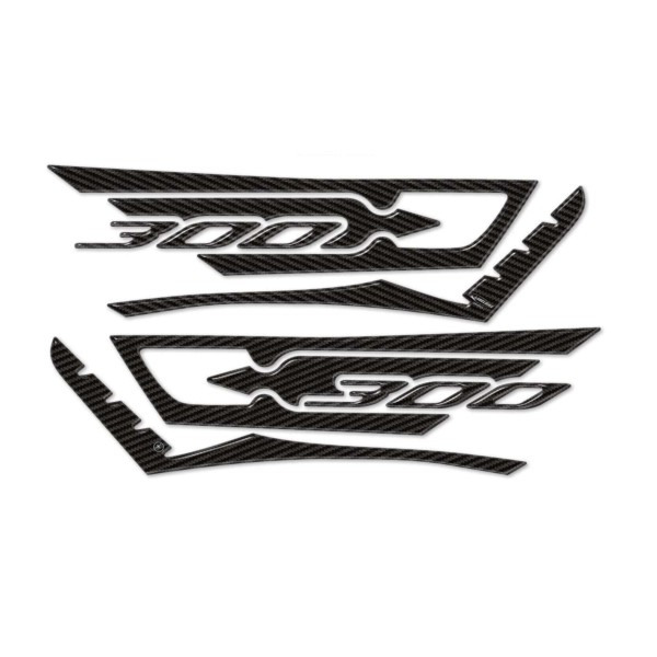 Κιτ 3D ADHESIVES για Scooter X max 300 ΠΡΟΣΤΑΣΙΑ συμβατό για YAMAHA Xmax 300