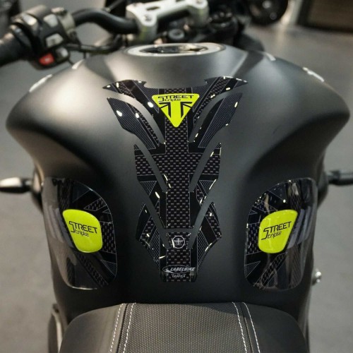                             Triumph Street Triple 2013-2021 συμβατή μοτοσικλέτα 3D κιτ αυτοκόλλητων δεξαμενών μοτοσικλέτας
                          