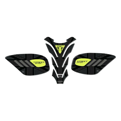                                             Triumph Street Triple 2013-2021 συμβατή μοτοσικλέτα 3D κιτ αυτοκόλλητων δεξαμενών μοτοσικλέτας
                                          