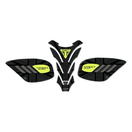 Triumph Street Triple 2013-2021 compatible moto 3D tanque pegatina kit