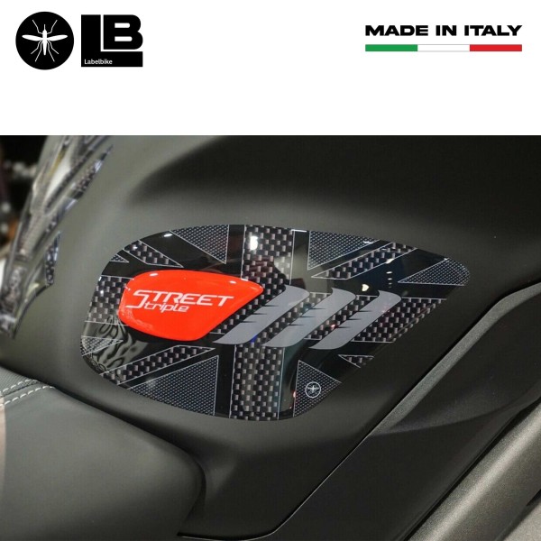 Triumph Street Triple 2013-2021 kompatibel Motorrad 3D Tank Aufkleber Kit