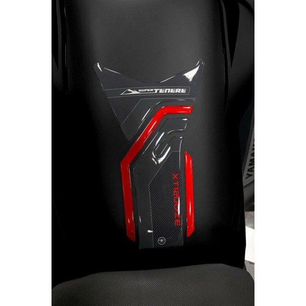 Kit de pegatinas 3D MOTO TANK PROTECTION compatible YAMAHA SUPER TENERE rojo