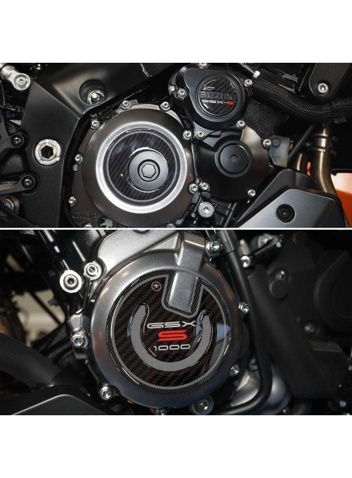 Kit Adesivi 3D Protezioni Carter compatibili con moto Suzuki GSX-S 1000 2021-23