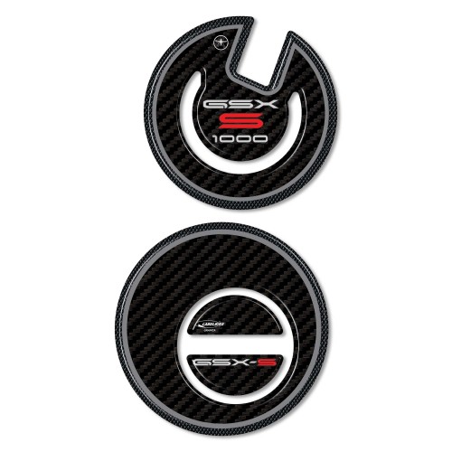 3D Sticker Kit Crankcase protectors compatible with Suzuki GSX-S 1000 2021-23 motorbikes 2