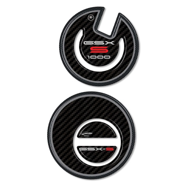 Kit d'autocollants 3D Protecteurs de carter compatibles avec les motos Suzuki GSX-S 1000 2021-23