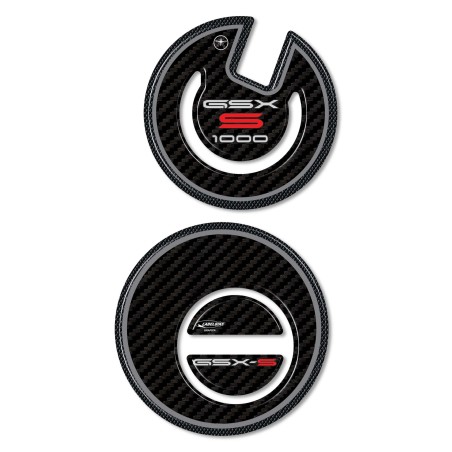 Kit de adhesivos 3D Protectores de cárter compatibles con motos Suzuki GSX-S 1000 2021-23