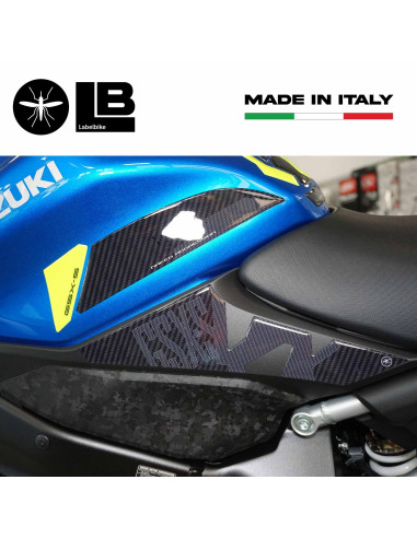 KIT PEGATINAS 3D PROTECTOR DEPOSITO COMPATIBLE CON SUZUKI GSX-S 1000 2021-2023