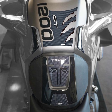 Kit d'autocollants 3D Protecteurs de réservoir compatibles avec Triumph Tiger 1200 GT 2022-5