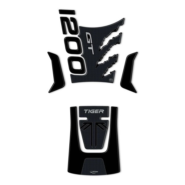 Kit d'autocollants 3D Protecteurs de réservoir compatibles avec Triumph Tiger 1200 GT 2022-5