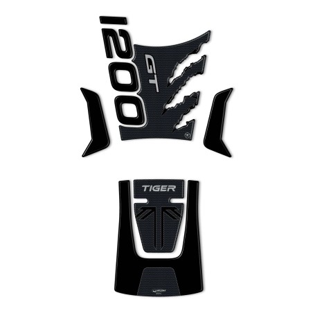 3D Sticker Kit Tank Protectors compatible with Triumph Tiger 1200 GT 2022-5