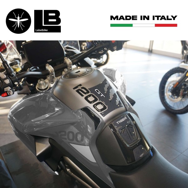 3D Sticker Kit Tank Protectors compatible with Triumph Tiger 1200 GT 2022-5