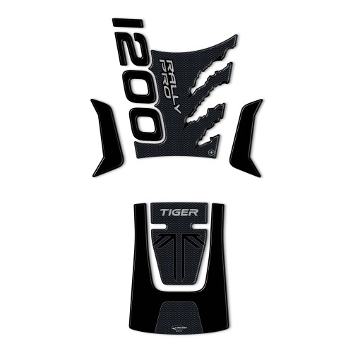 Kit d'autocollants 3D Protecteurs de réservoir compatibles avec Triumph Tiger 1200 Rally Pro 2