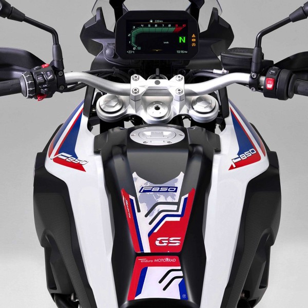 Kit de adhesivos 3D protectores de depósito de moto compatibles con Bmw F850 GS 2018-2022