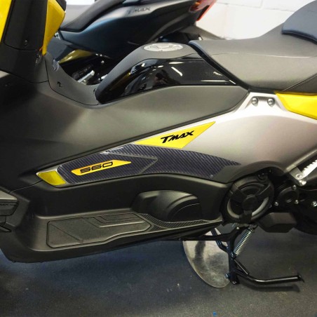 Gelber 3D Aufkleber Kit Rollerschutz kompatibel mit Yamaha Tmax 560 2022-23