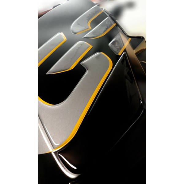 KIT DE ADHESIVOS 3D TRANSPARENTES para depósito de moto BMW GS R1250 EXCLUSIVE compatible