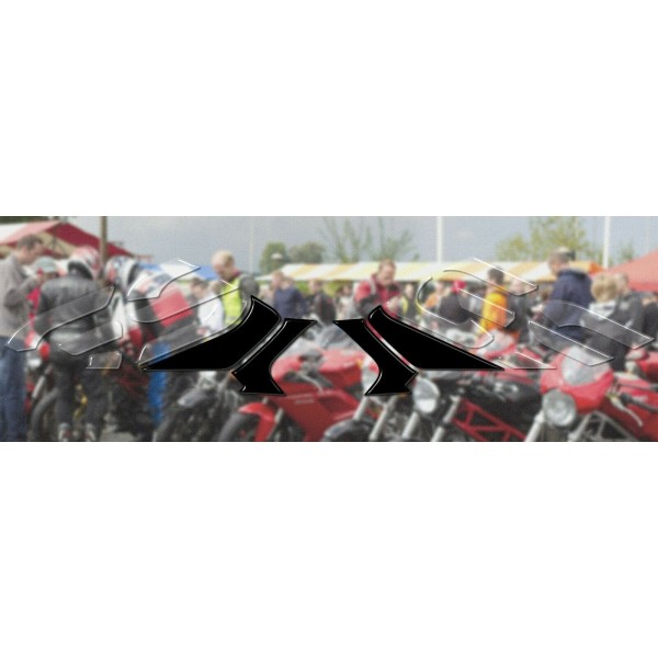 3D TRANSPARENT ADHESIVES KIT für BMW GS R1250 EXCLUSIVE kompatiblen Motorradtank