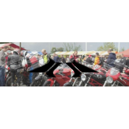 KIT DE ADHESIVOS 3D TRANSPARENTES para depósito de moto BMW GS R1250 EXCLUSIVE compatible