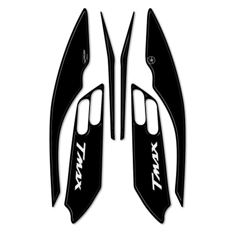 3D RESIN TMAX CARBON Boomerang ADHESIVE KIT για YAMAHA T max 500 2001-2007