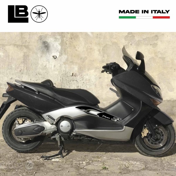 KIT ADHESIVOS Boomerang en RESINA 3D TMAX CARBON para YAMAHA T max 500 2001-2007