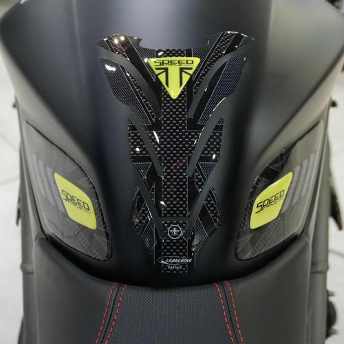                             Triumph Speed Triple 2016-2021 συμβατή μοτοσικλέτα 3D κιτ αυτοκόλλητου αυτοκόλλητου δεξαμενής τζελ
                          