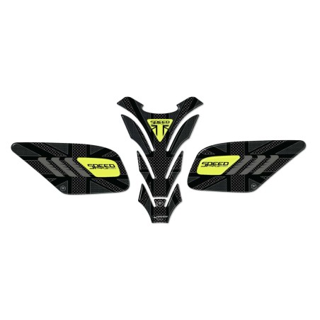 Triumph Speed Triple 2016-2021 συμβατή μοτοσικλέτα 3D κιτ αυτοκόλλητου αυτοκόλλητου δεξαμενής τζελ