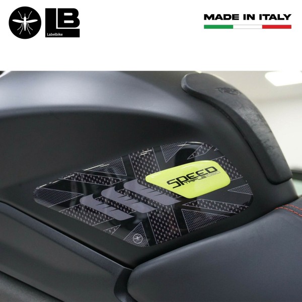 Triumph Speed Triple 2016-2021 συμβατή μοτοσικλέτα 3D κιτ αυτοκόλλητου αυτοκόλλητου δεξαμενής τζελ