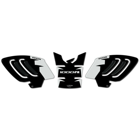 Bausatz 3D Gel Aufkleber Tankschützer kompatibel Motorrad HONDA CB1000R ab 2018