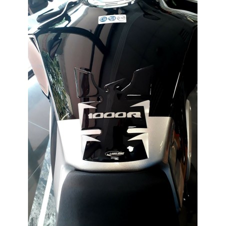 Bausatz 3D Gel Aufkleber Tankschützer kompatibel Motorrad HONDA CB1000R ab 2018