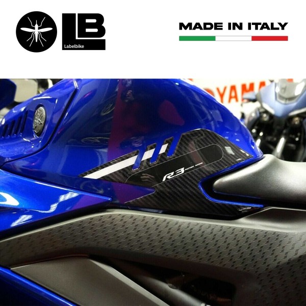 3D Gel Stickers Kit Motorcycle Tank Protectors compatible Yamaha YZF R3 2019-2025
